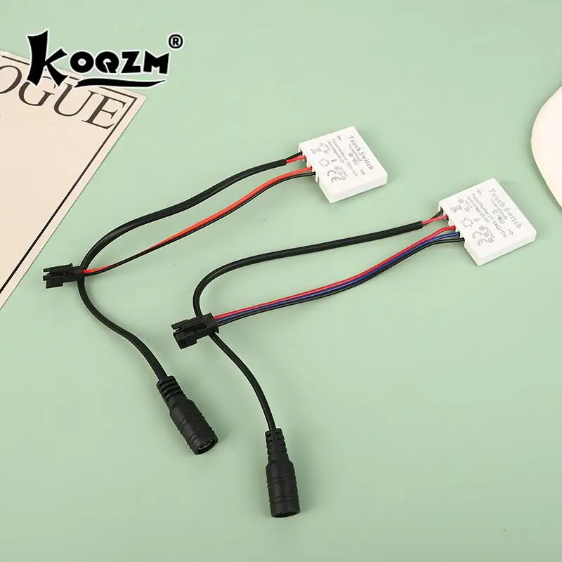 Touch Sensor Switch 12V 1/3A 24/36W LED Smart Single Key Mirror Light Switch Touch Dimmer Switch For Bathroom Mirror