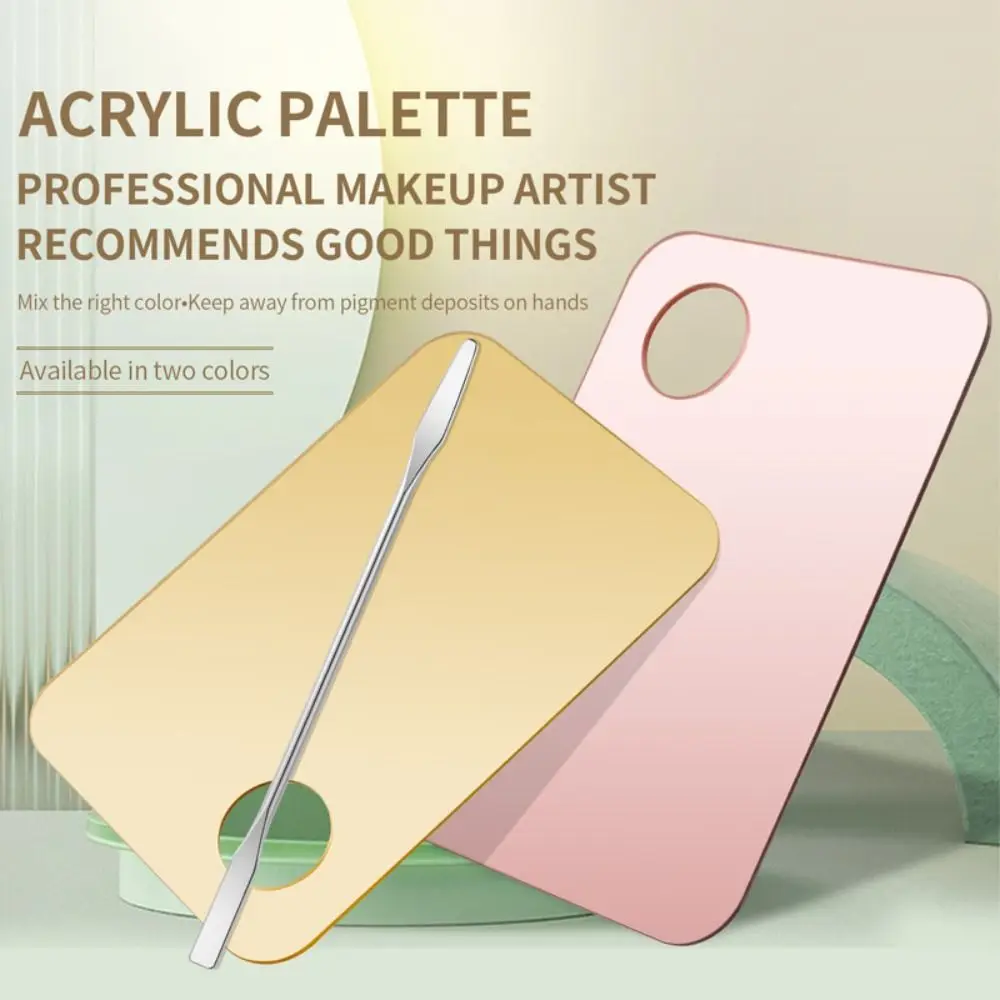 Salon Eye Cream Manicure Tools Cosmetic Nail Polish Mixed Makeup Palette Blending Plate Nail Art Palette Foundation Mixing Tray