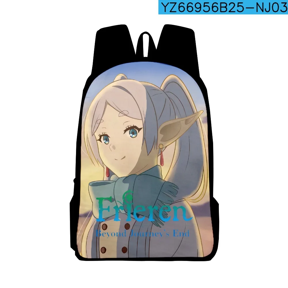 Classic Popular Novelty Frieren Notebook Backpacks pupil School Bags 3D Printed Oxford Waterproof Boys/Girls Laptop Backpacks