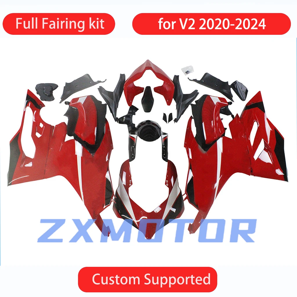 Free Custom Fairing Kit for DUCATI V2 2020 2021 2022 2023 2024 Refitting Racing Motorcycle ABS Fairings 20 21 22 23 24