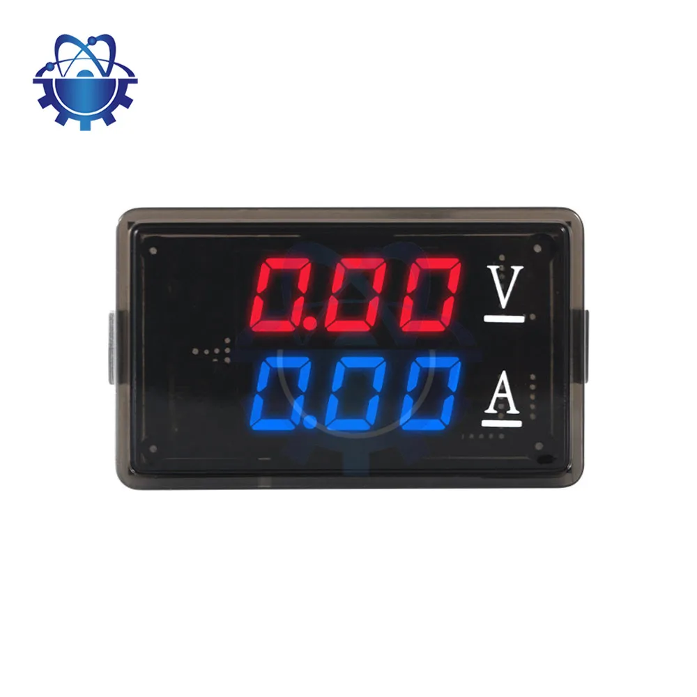 DC0-100V 10A 0.28 inch LED Screen DC Dual Display Digital Amp Voltage and Ammeter Tester