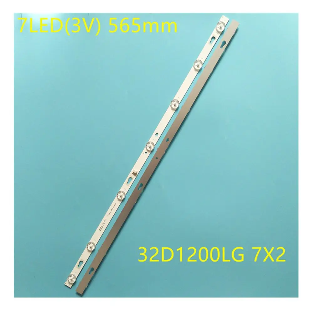 

564mm 10pcs LED Backlight strip 7lamps 32HR332M07A5 V1 4C-LB320T-HRAC For TCL 32D1200LG