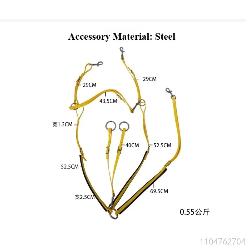 TPU 및 롤드 레더 내구성 말 가슴 보호대 - 삼각형 커버 안장 액세서리 승마 장비