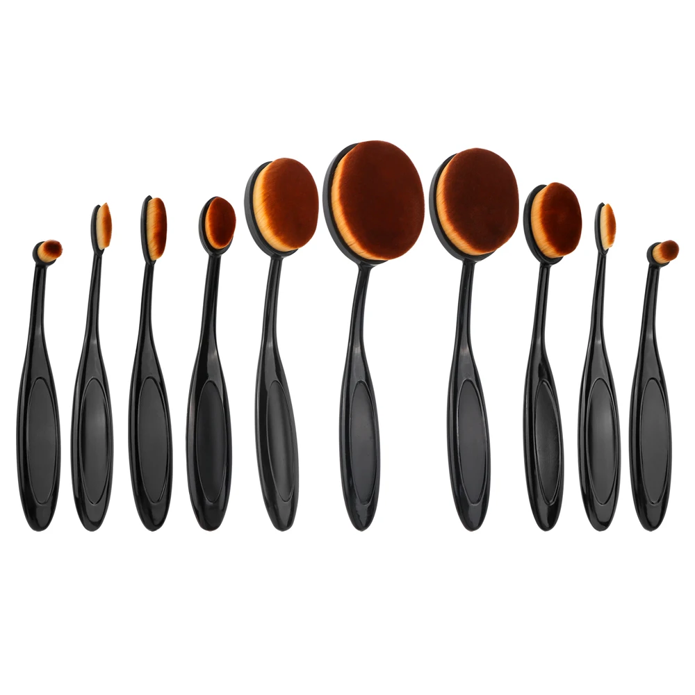 10 ขนาดผสมแปรงเครื่องปั่นสําหรับStencilsการ์ดทําหัตถกรรมหมึกผสมชุดแปรงDIY Scrapbookingการ์ดเครื่องมือทําด้วยมือ