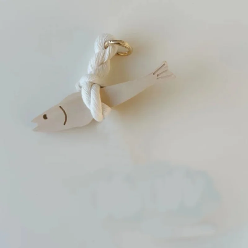 1pc Car Ornament Fish Hangable Pollack Charm For Wall Wooden Door Pendant Wall Art Hangable Wall Decoration For Car Interior
