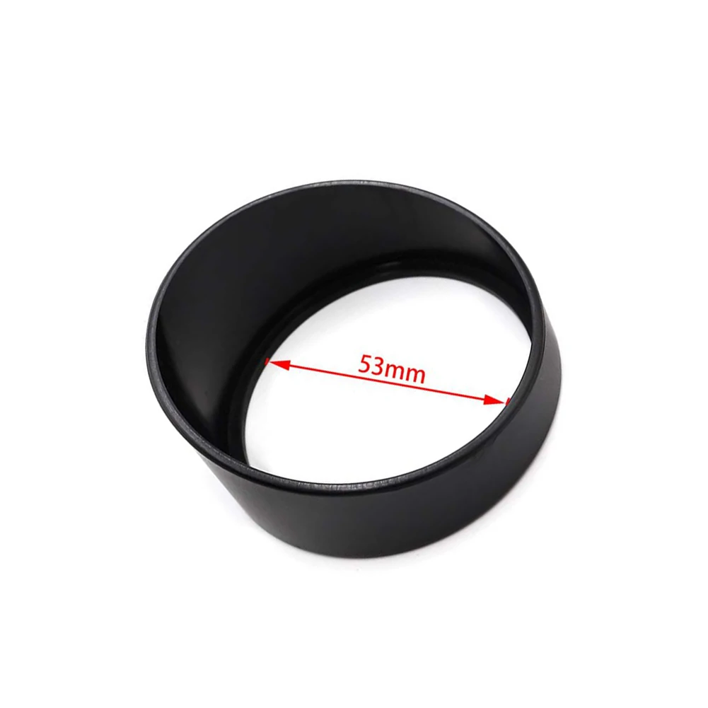 Gauge Pod Light Shield Hood for 52mm Gauge Cap with Sun Visor Cover Surround Protector to Reduce Sun Glare on Gauge Lens