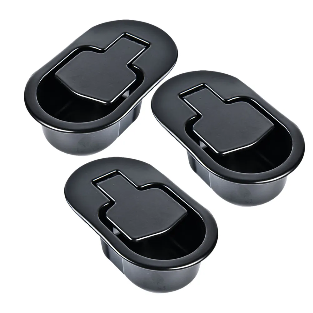 3Pcs Sofa Chair Recliner Handles Heavy-Duty Aluminum Alloy Replacement Parts Black Office Furniture Repair Adjustable Recliner