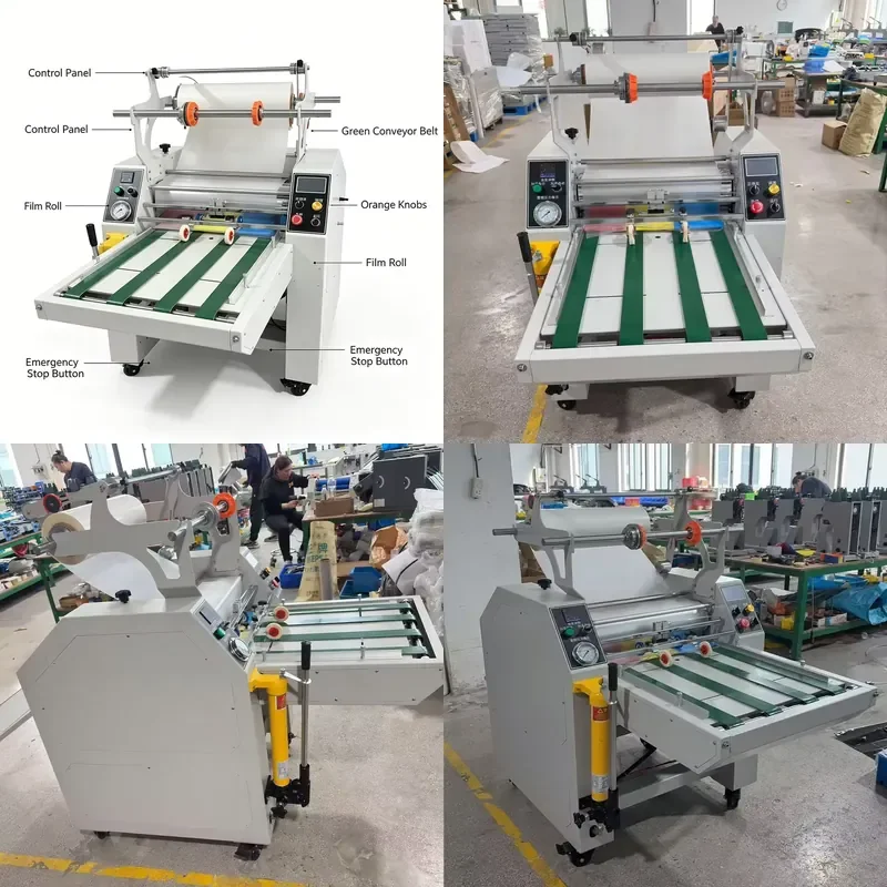 

AP01 High Efficiency Automatic Thermal Laminator 0-6.5M/min Speed for Industrial Paper Processing and Document Protection