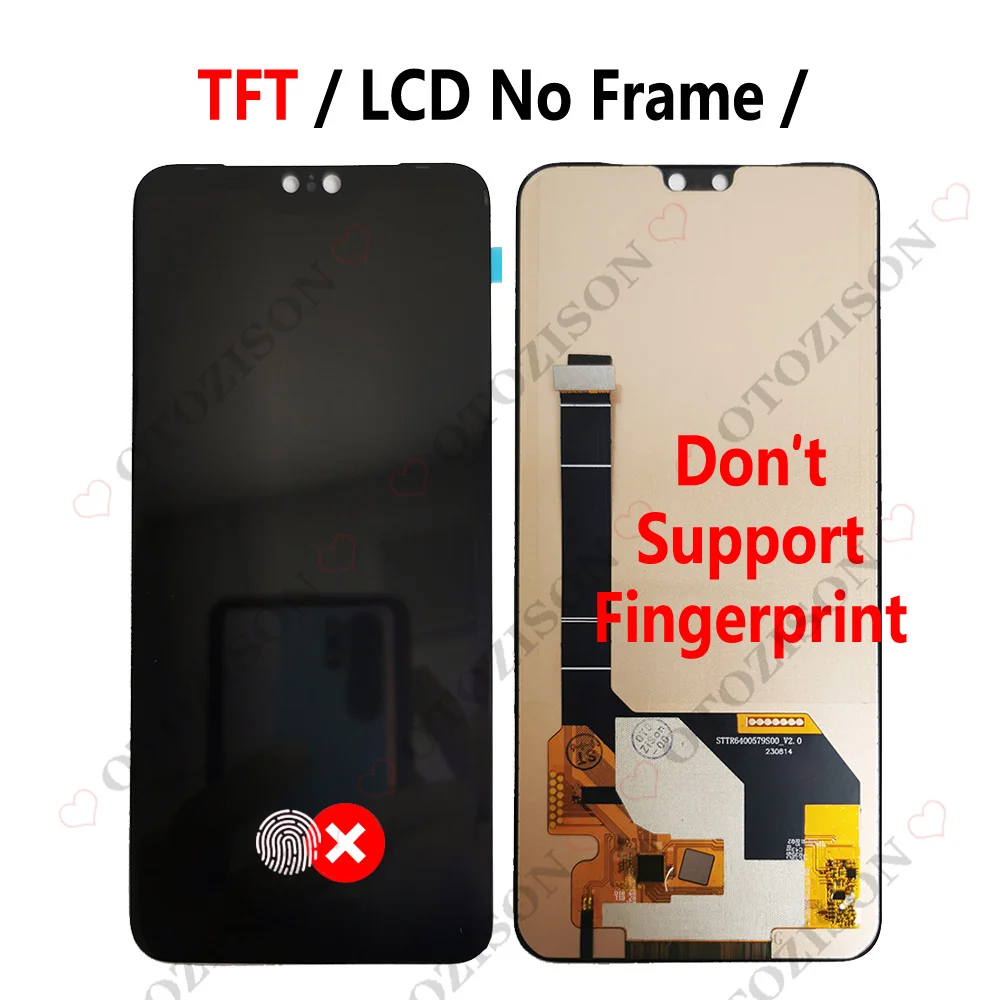 For Vivo V23 5G LCD Touch Panel Display V2130 V2303 LCD Screen Digitizer Sensor Assembly Replacement V23 5G LCD Replacement