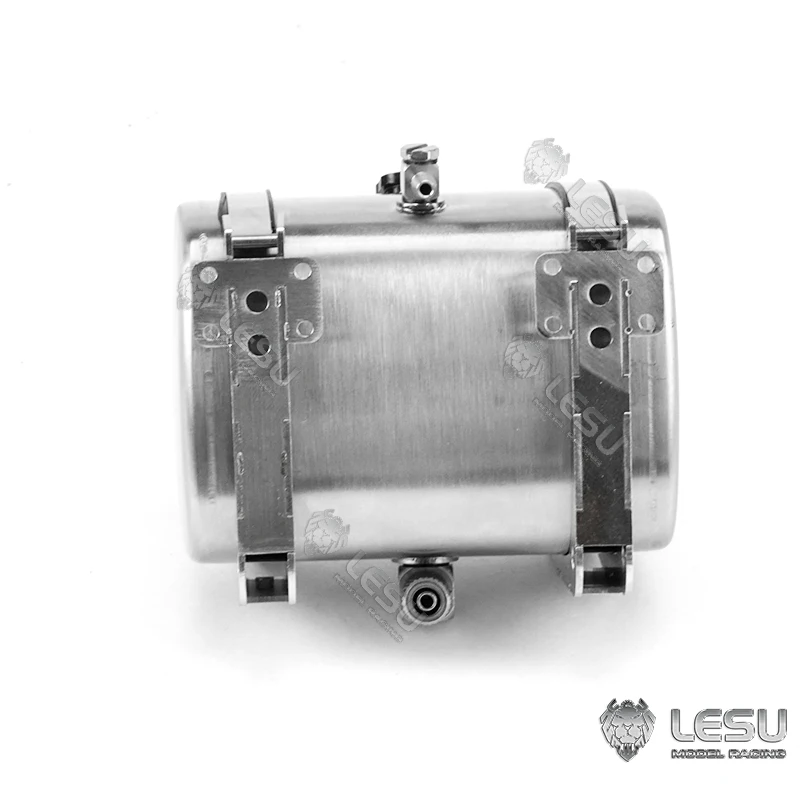 In Stock Parts Metal Lesu 1Pc 52.5Mm Hydraulic Oil Tank For 1/14 Rc Tamiyaya Hydraulic Dumper Tractor Truck Remote Control Toys