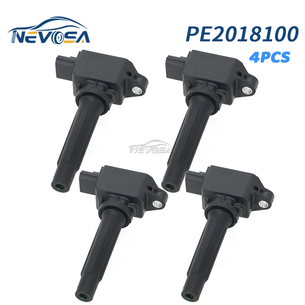 

4PCS Ignition Coil For Mazda CX-5 2014 2015 2016 CX-3 Mazda 3 SPORT 2.0 2.5 2014 2.5 PE0118100A PE2018100A PE2018100 UF656