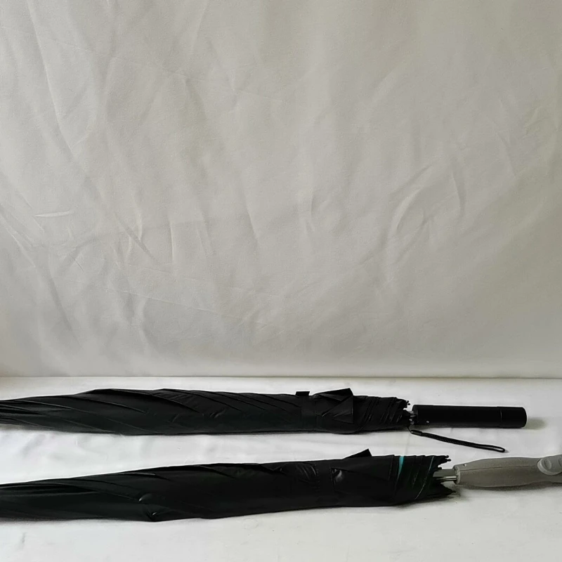 

Semi-Automatic Long Handle Umbrella Windproof Dual-Use Sun & Rain Umbrella with Large Canopy for Men Women Portable Durable