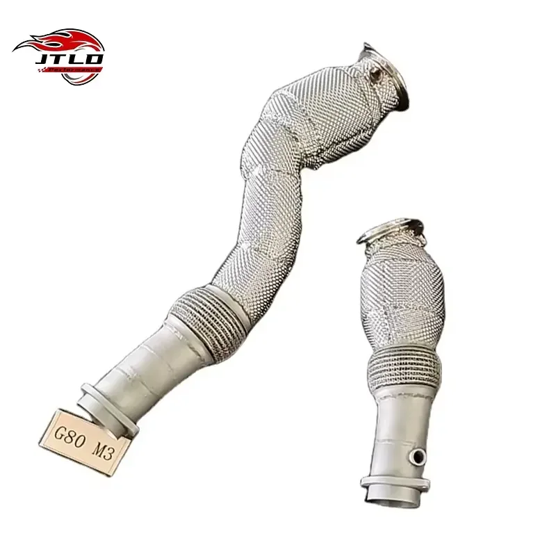 Professional Performance Exhaust Header for BMW G80 M3 304 Stainless Steel Downpipe Turbo Upgrade