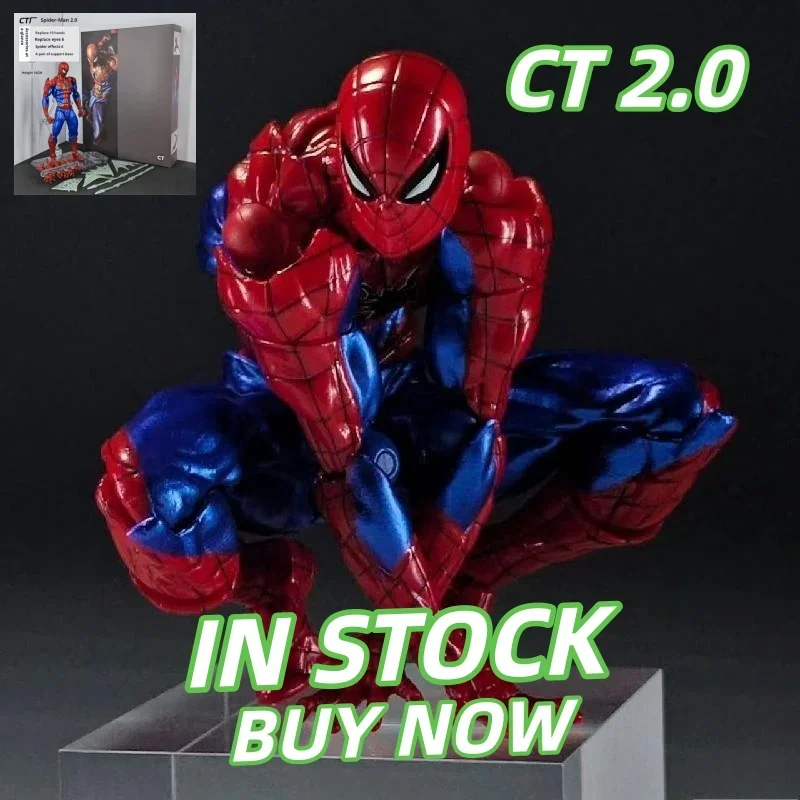 

Новинка! Фигурка Hot-New CT Toys Amazing Yamaguchi Spider-Man 2.0: Человек-паук, Агент Веном, Mafex. Аниме-фигурка, индивидуальные подарки, игрушки.