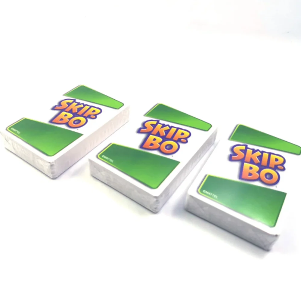 Mattel GamesSKIP BO Card Game Multiplayer Card Game Family Party Games Toys Kids Christmas Toy Gift