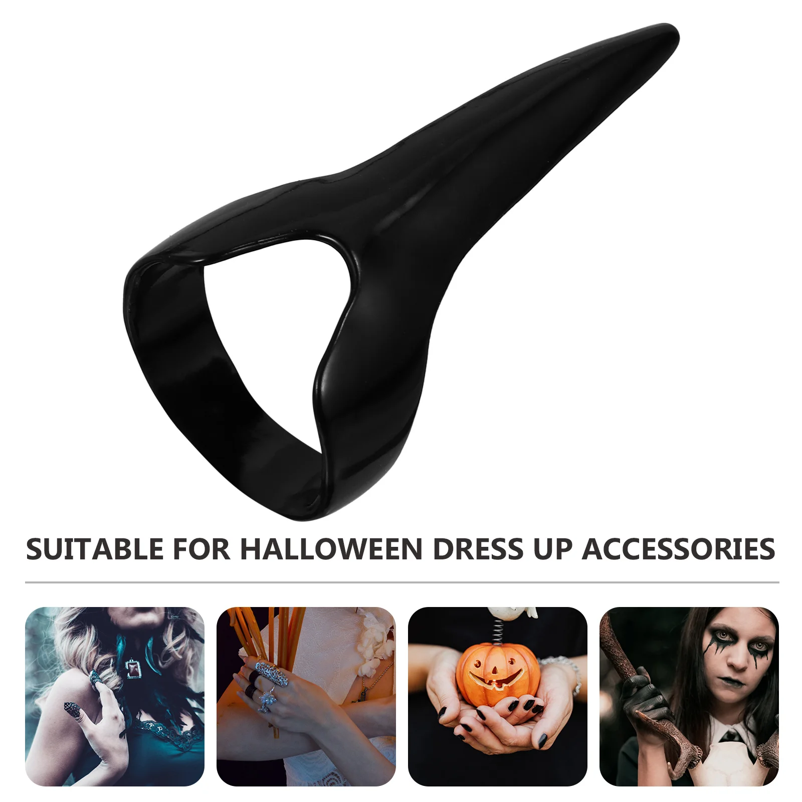 

8Pcs Finger Rings Halloween Festival Alloy Punk Style Party Rings Rustproof Finger Accessories for Costume Festival Ring