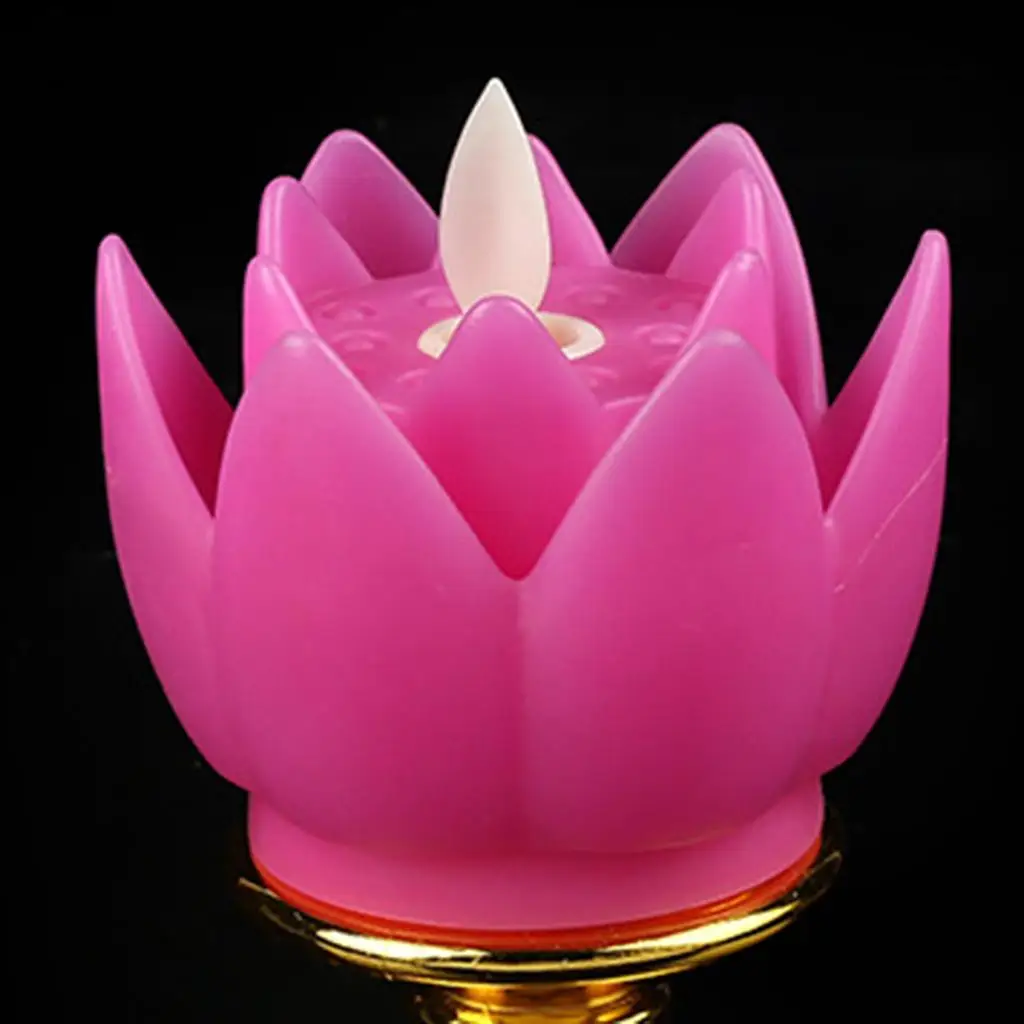 Lotus Lamp LED Exquisite Colorful Battery Operated for Wedding Home Party