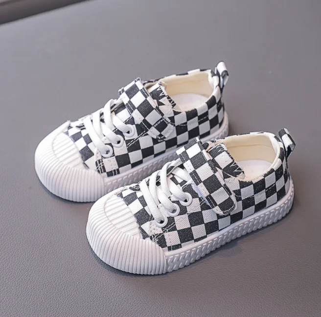 Toddler Girl Sneakers Boy Shoes Kids leopard print Canvas Shoes Casual Classic Flats Children Shoes for Student