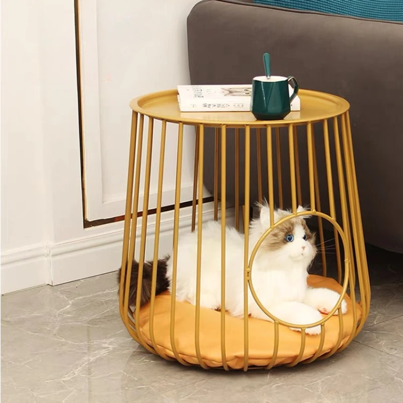 Special Center Coffee Tables Animals Cage Pet Beds Puppy Lounge Console Cat House Elegant Tavolo Soggiorno Home Furnitures