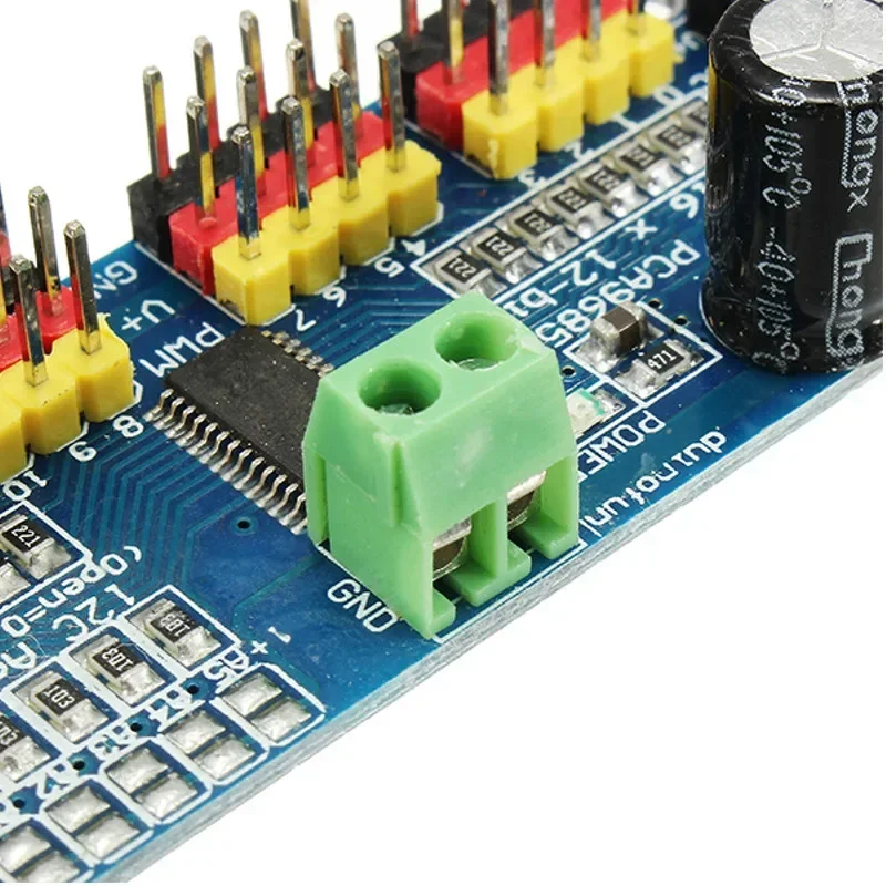 PCA9685 16-Channel 12-bit PWM Servo Motor Driver I2C Module For Arduino Robot