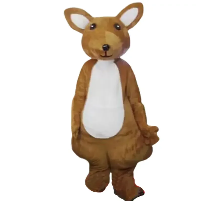 Plüsch Känguru Maskottchen Kostüm Koala Puppe Kleidung Niedlich Walking Cartoon Cosplay Leistung Kopfbedeckung Weihnachten Requisiten