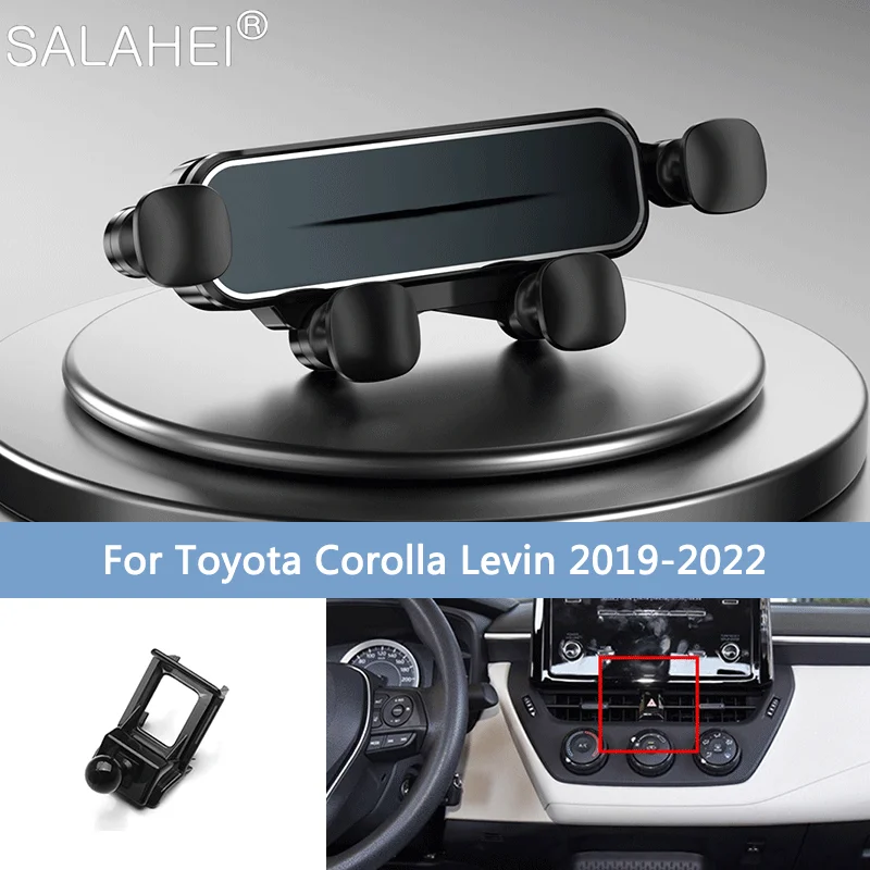 

Car Mobile Phone Holder Air Outlet Gravity Rotatable Stand GPS Bracket Support For Toyota Corolla Levin 2019-2022 Auto Accessory