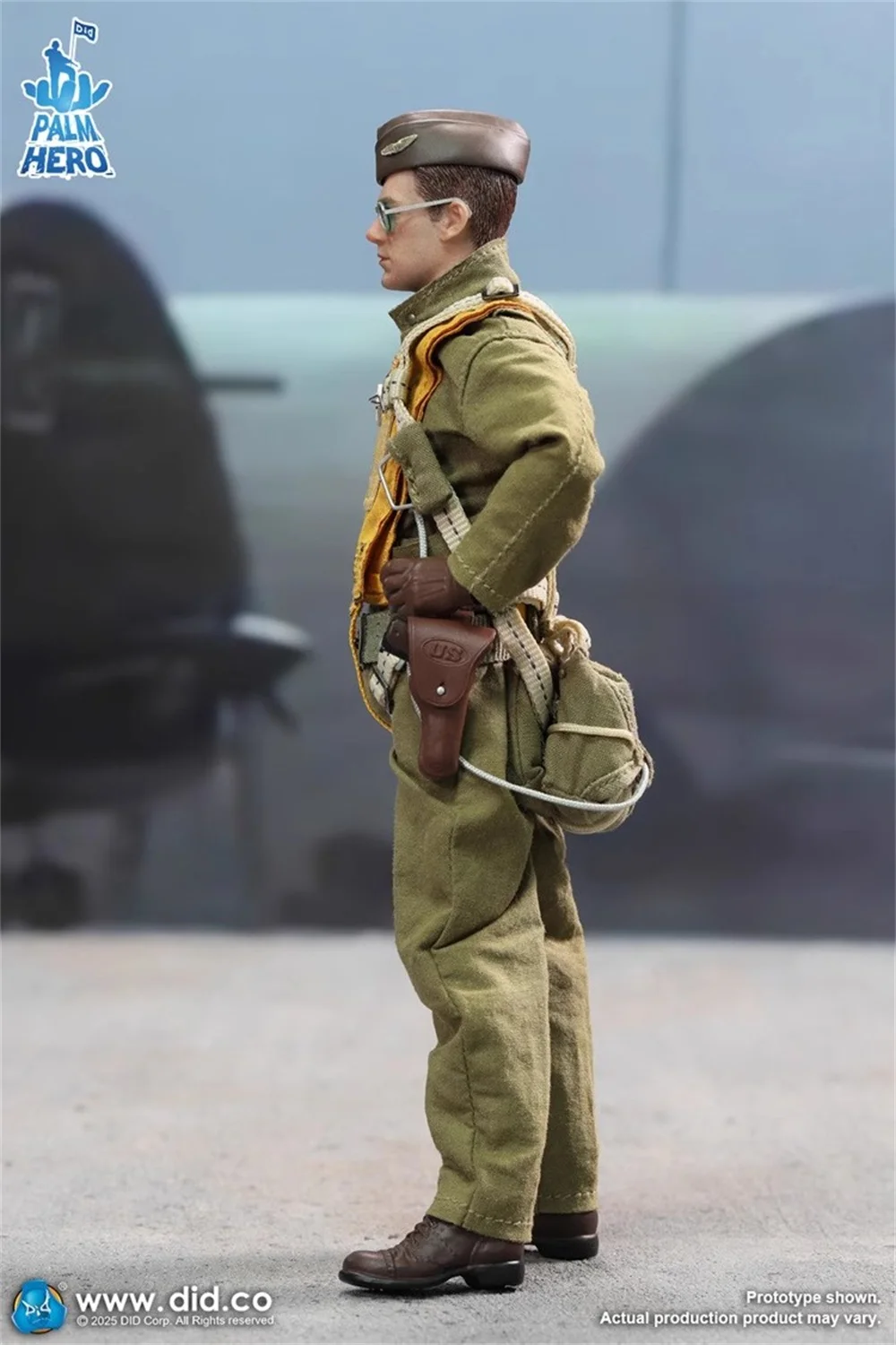 มาใหม่ล่าสุด 1/12 DID WWII Series Palm Pocket Doll Figure US. ตุ๊กตาทหารไพโอเล็ต XA80032 ตุ๊กตาแอ็คชั่นแบบเคลื่อนย้ายได้ทั้งชุด