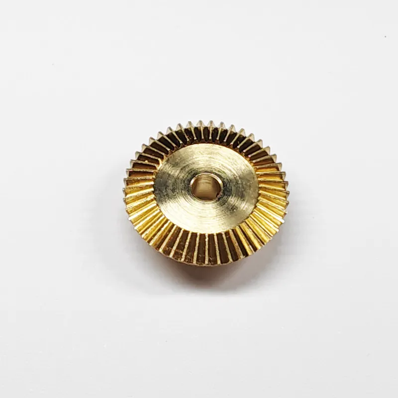 0.5 Mode 15/45 Teeth 1:3 Bevel Gear 3 Times Reduction 90 Degree Drive Model, Static Change, Brass Bevel Gear