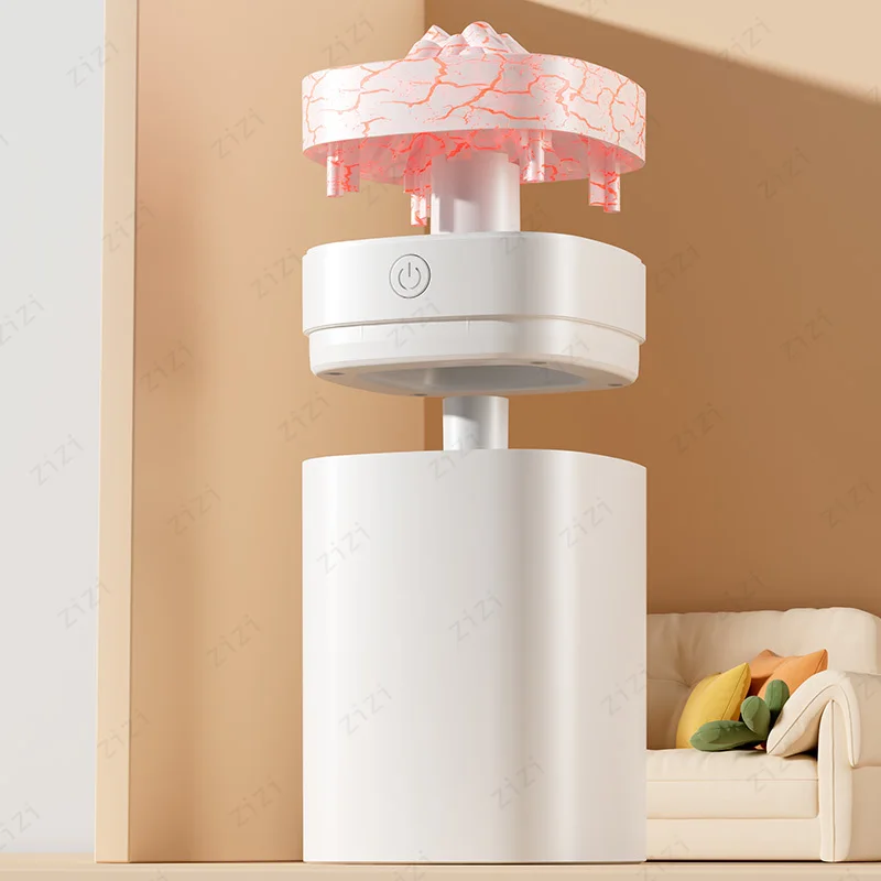 USB Silent Volcanic Shaped Humidifier Advanced Night Light Humidifier Nano Atomization Moisturizing Humidifier