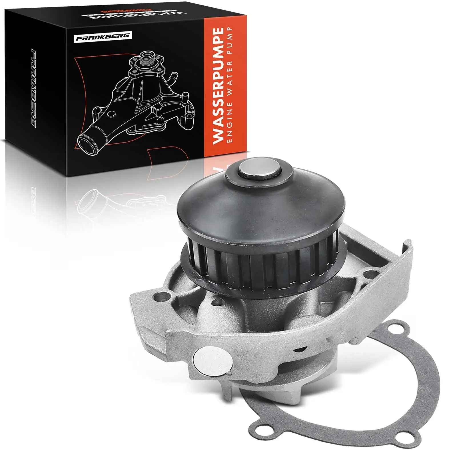 Frankberg 1x Wasserpumpe Kühlwasserpumpe für Fiat Panda 141A Palio 178 Punto 176 Uno 146 Lancia Y10 1.0L-1.2L 46423351 46531183