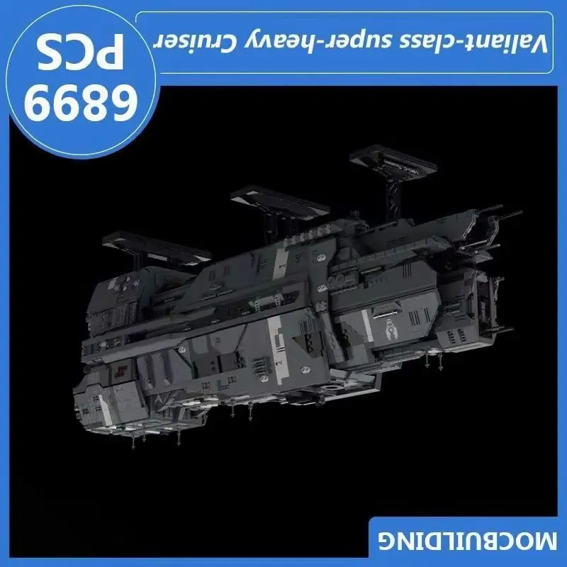 

MOC Valiant-class Super-Heavy Cruiser Terminus Building Blocks Diy Assemble Bricks Space Model Display Toys Gifts 6899PCS