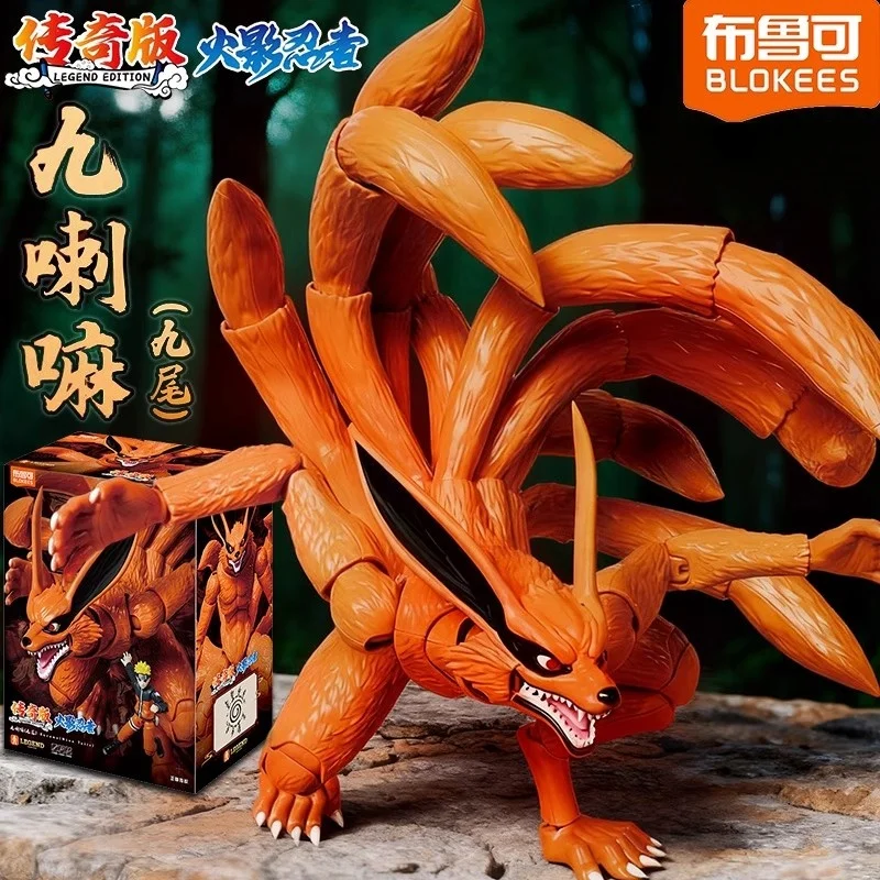 

New Genuine Blokees Action Figurine Kurama Assembly Model Trendy Toy Desktop Ornament Room Decoration Boy Girl Birthday Gift