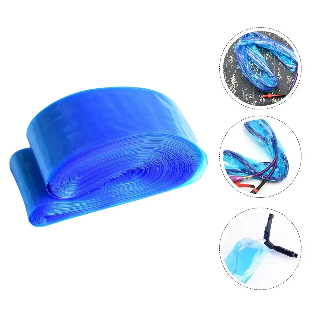 

100 шт., сумки для шнура с зажимом для тату-машины, одноразовые защитные чехлы, рукава для шнура с зажимом для татуировки, предотвращающие пигментную грязь