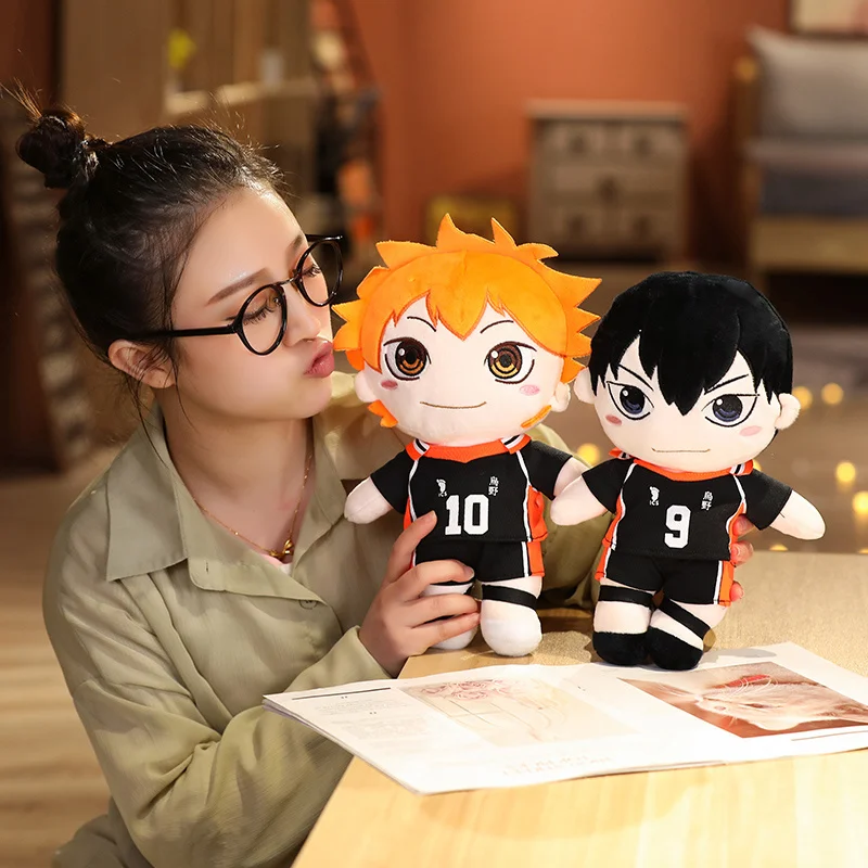 

Anime Haikyuu!! Shoyo Hinata Tobio Kageyama Cosplay Cute cotton doll 30cm ambitus