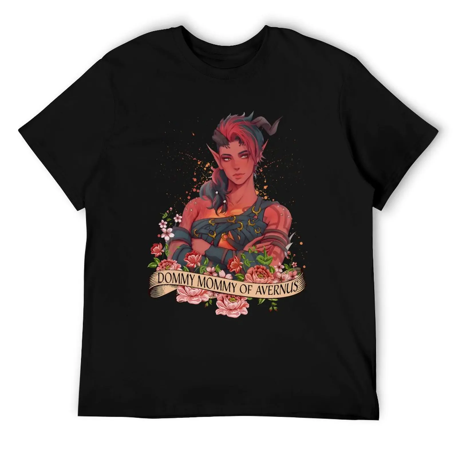 

Karlach Dommy Mommy Of Avernus T-Shirt t shirts with prints anime t shirts for man graphic t shirts for man T-Shirt