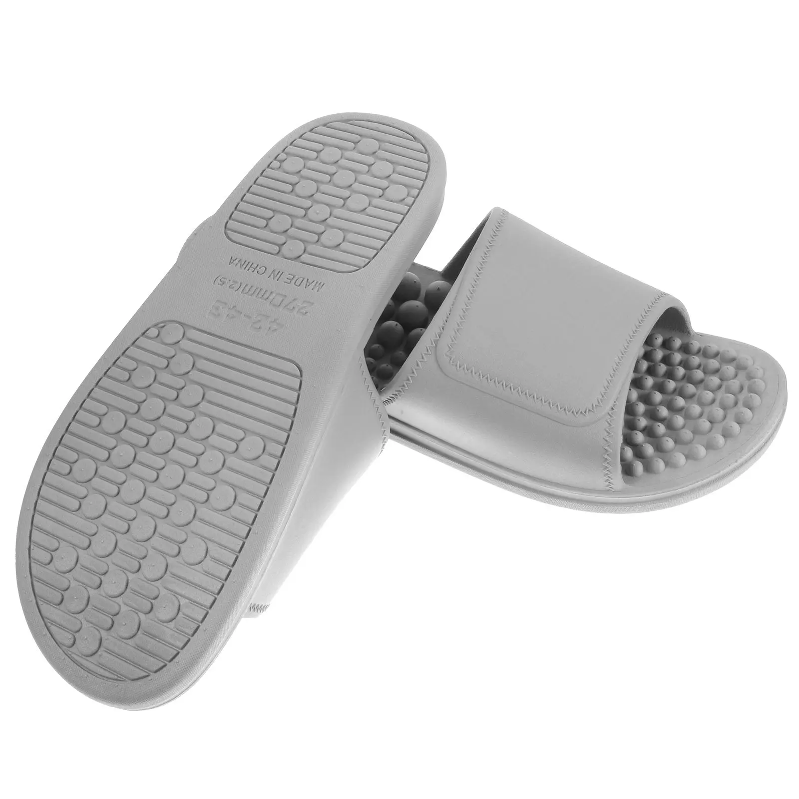 

1 пара массажных тапочек для ног, высококачественные противоскользящие сандалии для рефлексологии, уход за ногами в помещении, улучшение метаболизма сна