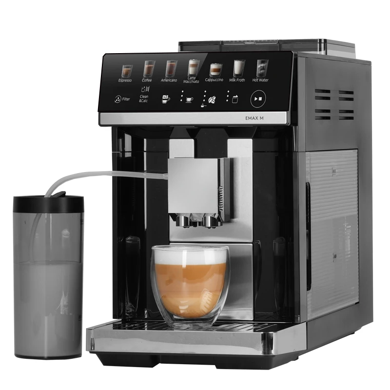 Mcilpoog M3 Automatic Espresso Machine ，Built-In Milk Frother & Tank, 12 Coffee Varieties, Touchscreen