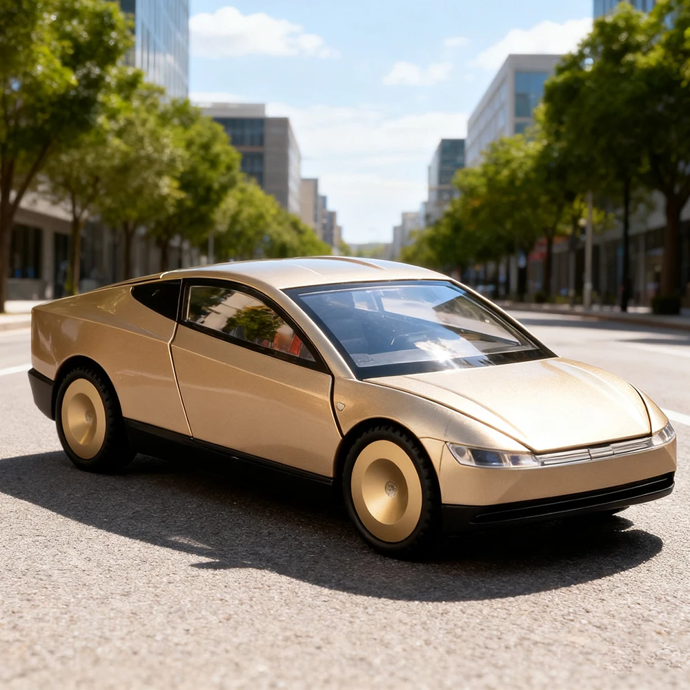 

1:32 Модель Robotaxi 911 GT3RS, литая под давлением игрушечная машина из сплава, двери, открытый звук, свет, откат, четыре резиновых шины, транспортные средства, подарок для ребенка