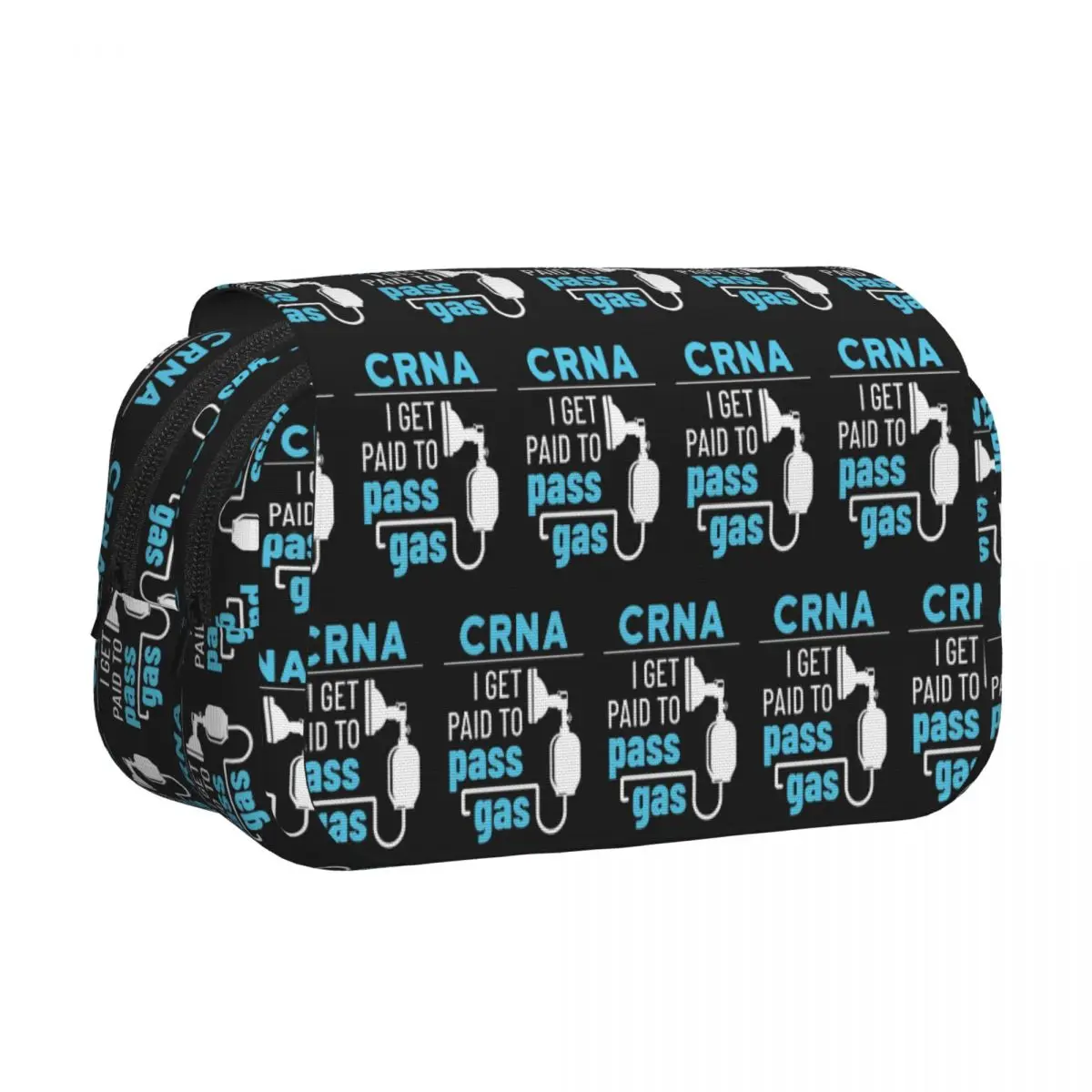 CRNA Nurse Anesthetist I Get Paid To Pass Gas Pencil Case Pen Holder Hard Shell Big Capacity Pen Box Pencil Bag Students School