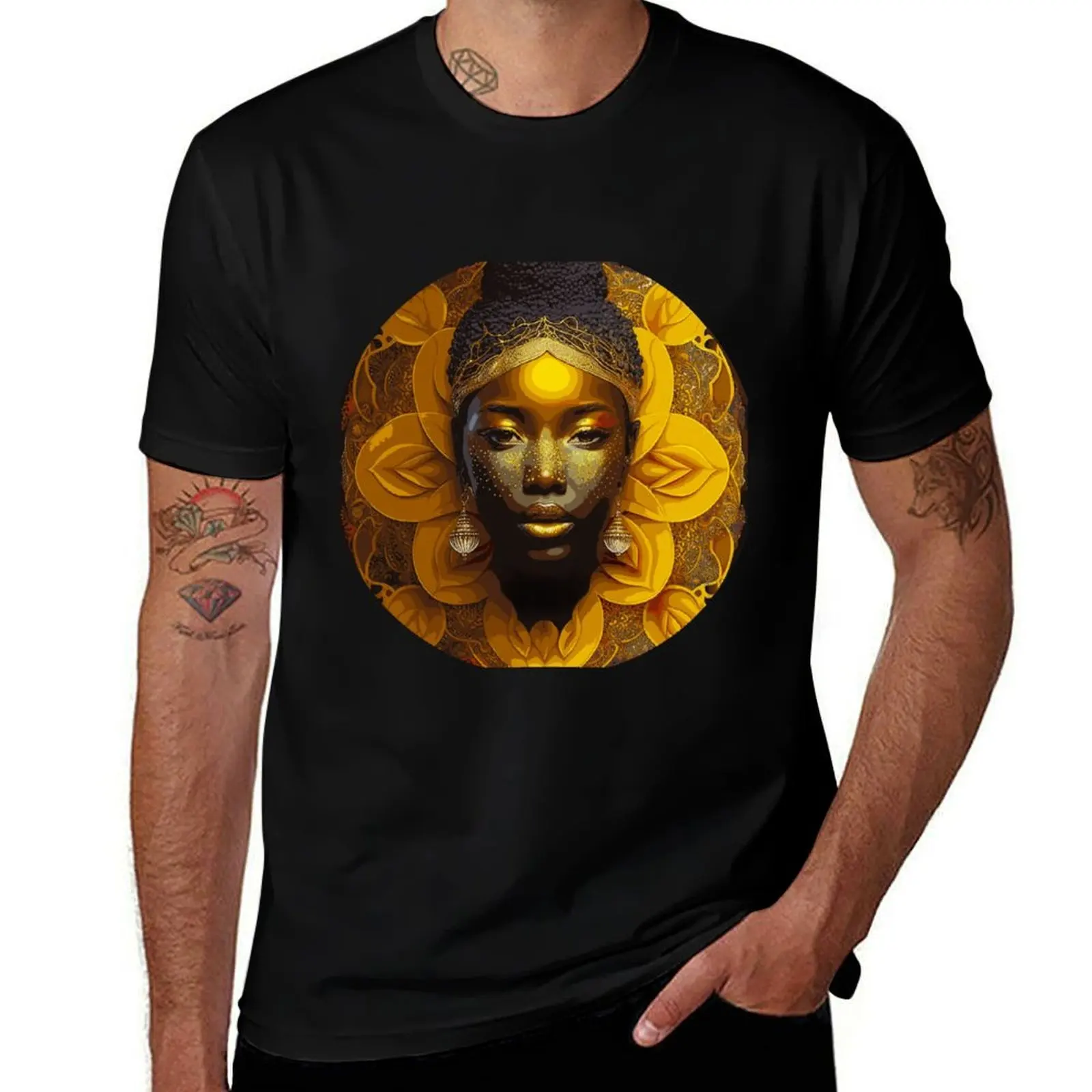 

man g Sunflowers cotton the anime tshirt Oshun tshirt men t T-Shirt for 100% of shirts