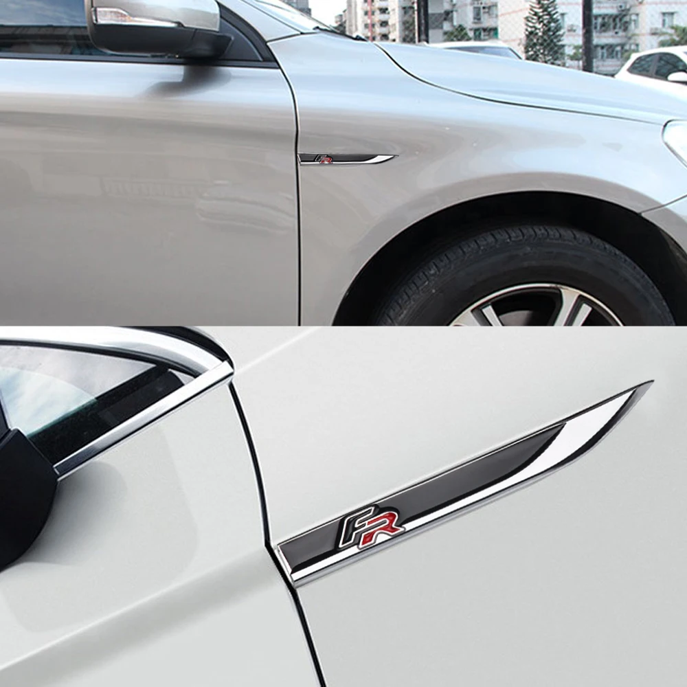 For SEAT FR Arona Cupra Exeo Leon Mk1 5f 1p Ibiza 6j Arosa Car Metal Alloy Badge Car Body Side Wing Fender Decoration Stickers