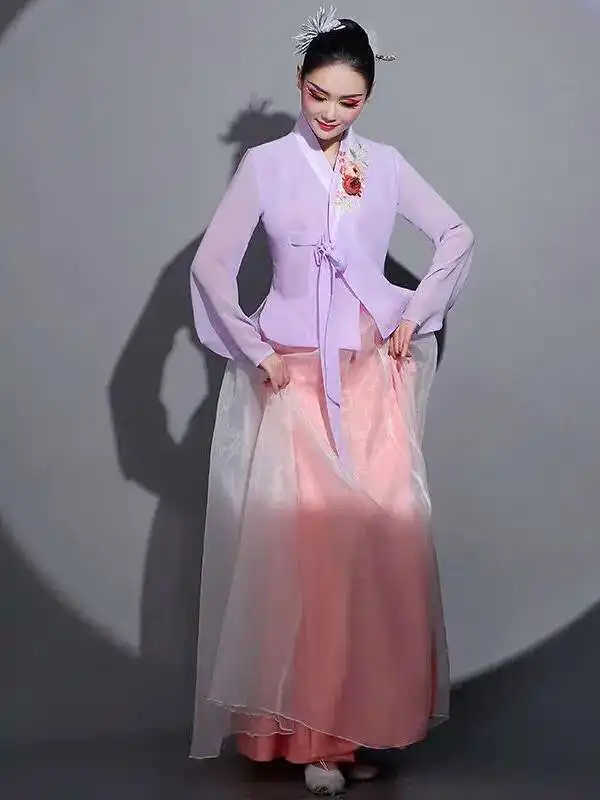 Neues koreanisches traditionelles Kostüm Hanbok Kleid Hanbok weiblich Korea Palast Kostüm National Minority Dance Performance Kleid