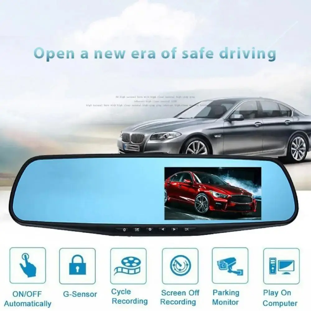 

NEW Dual Lens Dash Camera 1080P Wide Angle Car DVR HD Recording Night Vision Vehicle Recorder Vehicle Monitoring