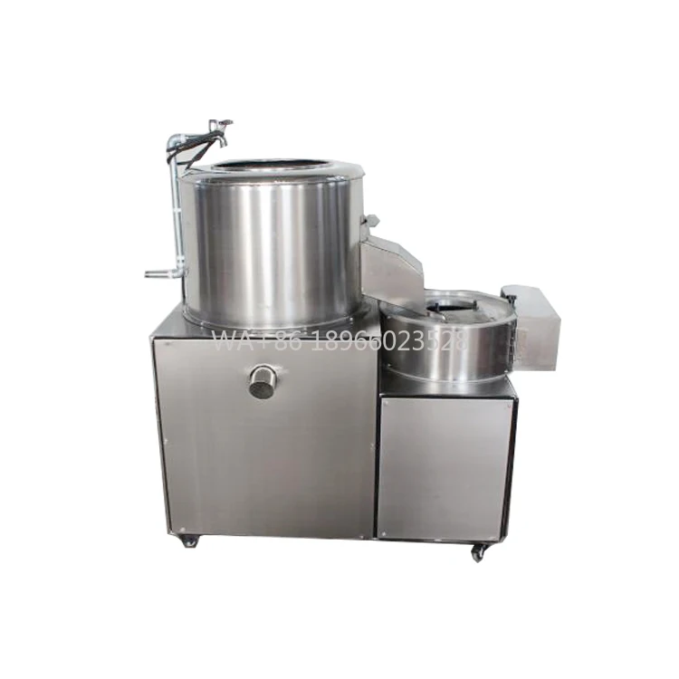 التلقائي الفولاذ المقاوم للصدأ البطاطس الحلوة البطاطس المقلية رقائق أجاد غسل تقشير آلة قطع #1