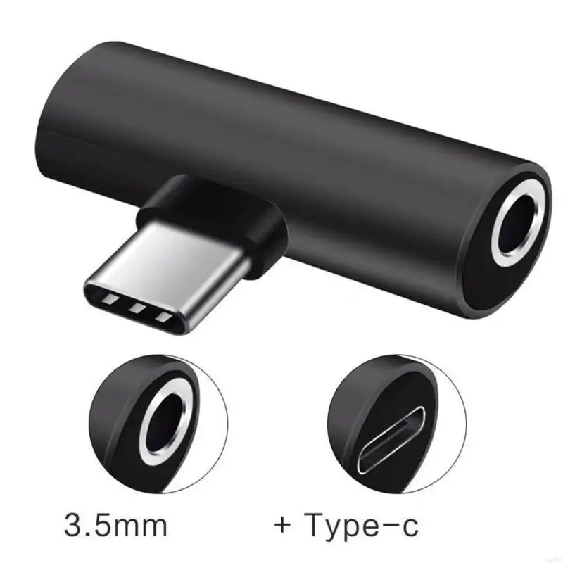 S23-S22 S21-S20용 2in1 USB C - 3.5mm 헤드폰 잭+타입 C 어댑터