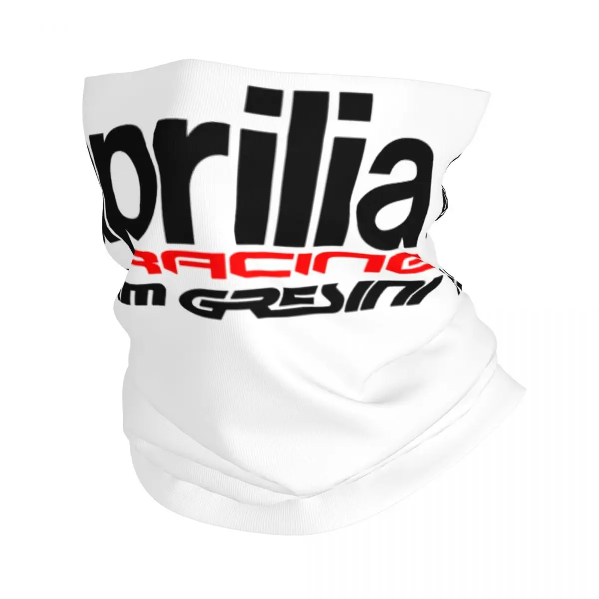 Aprilia Motorcycle Moto Racing Team Bandana Neck Gaiter Printed Wrap Scarf Multi-use Headwear Running Unisex Adult All Season