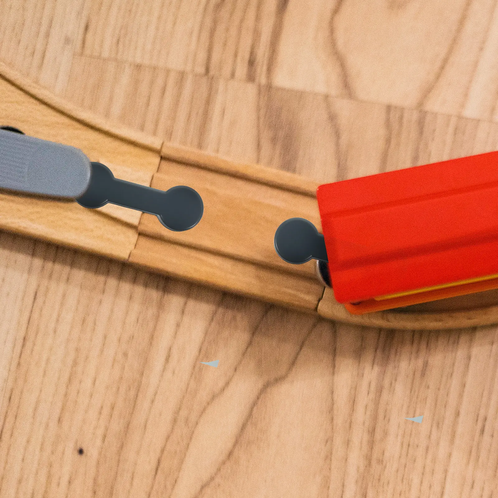 20Pcs Train Track Buckle for DIY Railway Layouts Weather-Resistant Plastic Buckles Compatible with Wooden Train Sets Garden