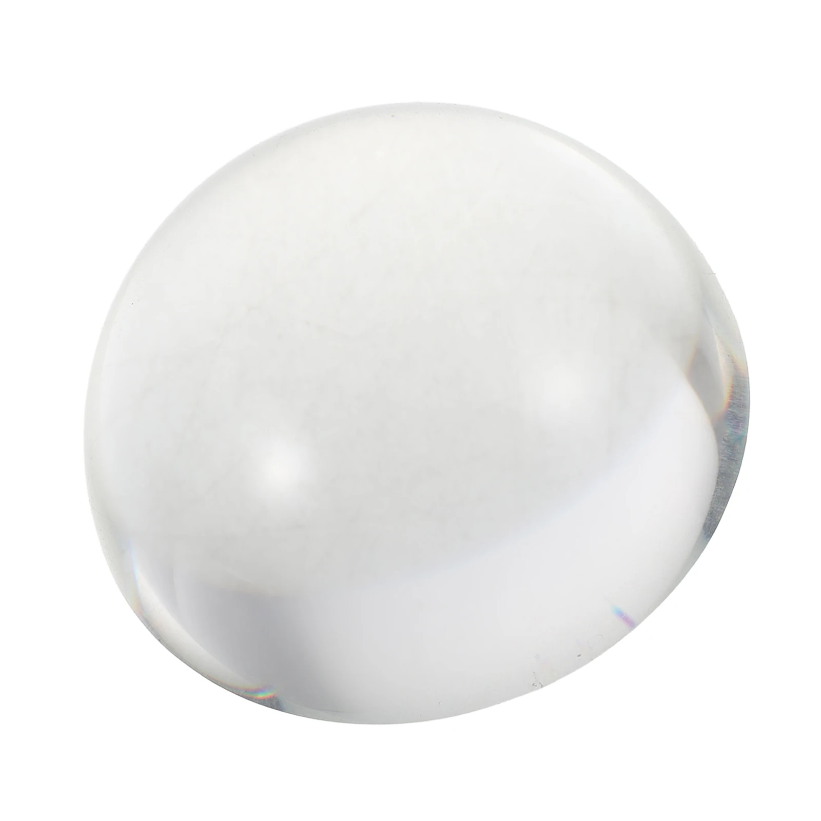 

6Cm Small Crystal Sphere Half Ball Clear Glass Globe for Desk Decor Home Office Paperweight Magnifying Dome Art Decoration