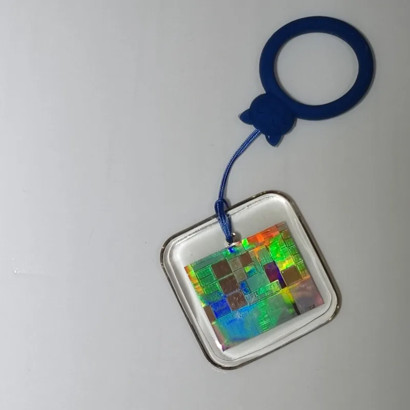 Keychain SMIC Wafer Processor Memory Chip Epoxy, Research and Teaching