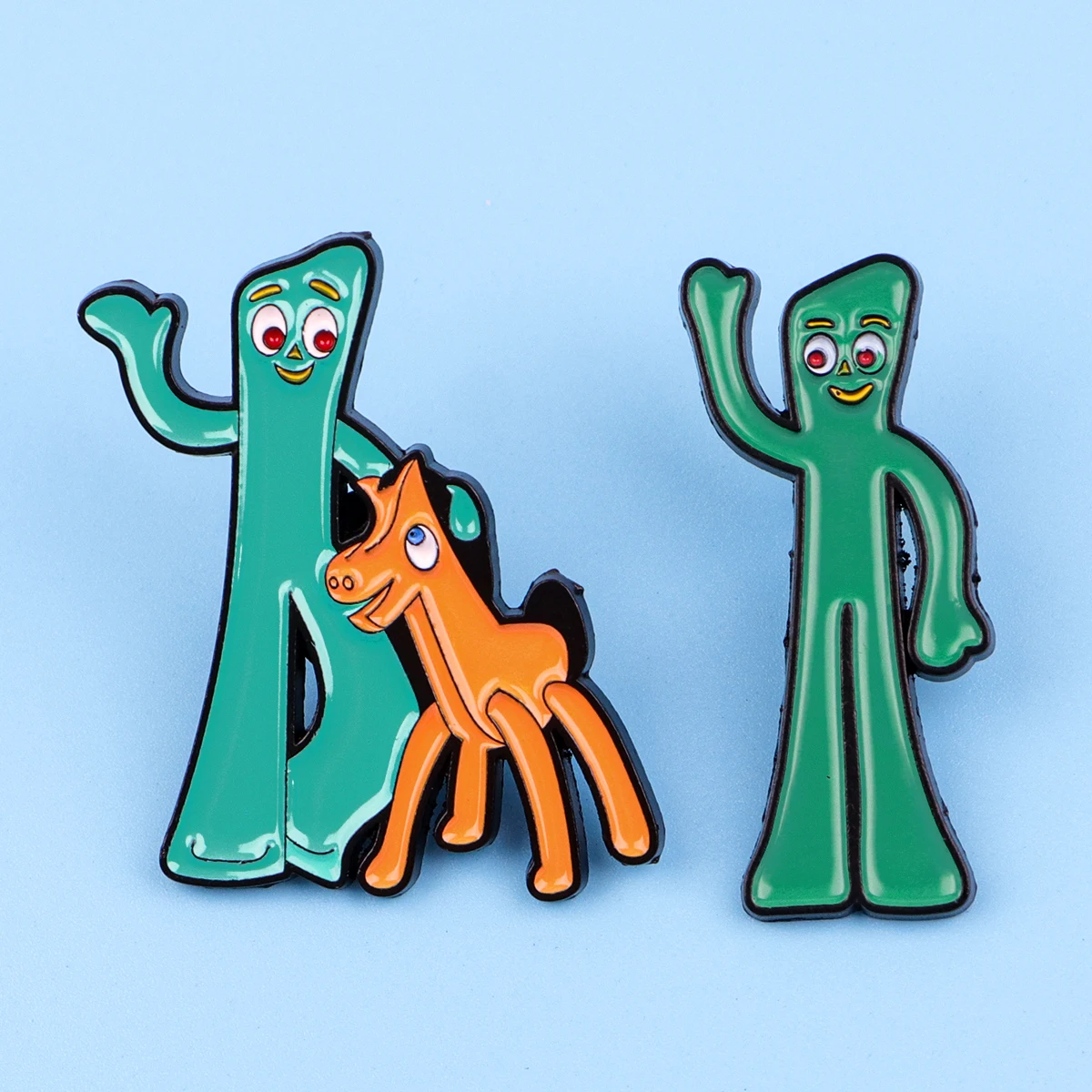 Pin esmaltado de personaje ret - Embroidery Horse reseña y precio